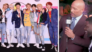 “Do you know BTS?” 美 ‘쥬만지’ 레드카펫 행사서 나온 기습 질문