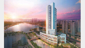 [화제의 분양현장]광교 효성해링턴 타워 레이크, 광교호수공원 프리미엄… 오피스텔 내 상가 91실 분양