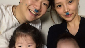 “유쾌한 일상”…양현종♥정라헬, 화목한 가족사진