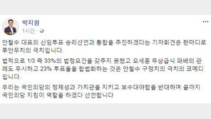 박지원 “안철수 재신임 투표 후안무치의 극치, 코메디”