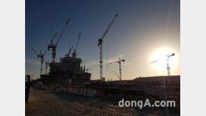 쌍용건설, 두바이 호텔 건설 현장 일출 공개