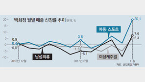 롱패딩 열풍에 소비심리 꿈틀… 연말 백화점 웃었다