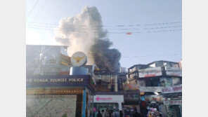 홍대 화재 진화 완료, 원인은? “철거 작업 중 불똥 튀어…정확한 원인 조사 中”