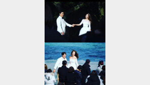 “D-day”…류현진♥배지현, 웨딩 비하인드 사진 공개