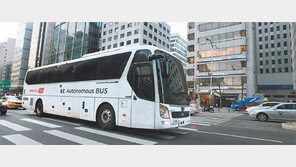 KT ‘45인승 5G 자율주행 버스’ 도심 달린다