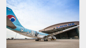 ‘수호랑 반다비 창공을 날다’, 대한항공 마스코트 래핑 항공기 운영