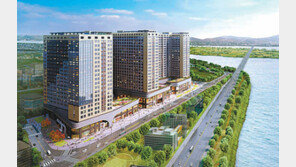 [화제의 분양현장]부산 명지국제신도시에 3개동 대단지 복합 오피스텔 ‘우뚝’