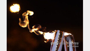 남녀 삼성농구단 감독와 선수 올림픽 성화봉송 참여