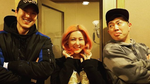 솔비, 타이푼 새 앨범 녹음 현장 공개…“타이푼 반갑죠?”