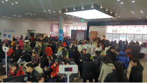 ‘원주 단구 내안애카운티 에듀파크’ 주택전시관에 인파 몰려