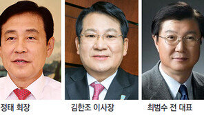 하나금융 회장 후보, 김정태 김한조 최범수