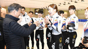 ‘덕계못’ 깬 김아랑 선수…文대통령 진천 선수촌 방문에 ‘광대 승천’