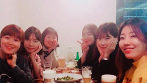 허안나, 동료 개그우먼들과 신년회…“나 혼자 ‘소주’”