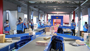 택배 분류 자동화… 택배기사들이 편해졌어요