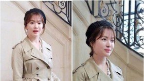 “인형이 서 있네”…송혜교, 물 오른 비주얼 