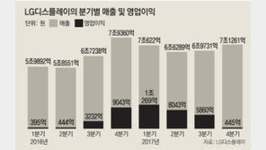 영업익 20분의 1로 급락… LG디스플레이 왜?