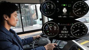 “대형차 졸음운전 방지” 현대차, 수소버스에 첨단 운전자 경고 장치 탑재