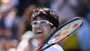 정현, 호주오픈 공식홈페이지 메인 장식하다