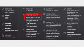 블루투스 스피커 음질, 출력이 전부는 아니잖아요?