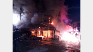 경기도 평택 통복시장 3층 상가서 화재…6명 연기흡입 병원 이송