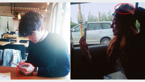 “블링블링, 커플링?”…윤현민♥백진희, 왼손 약지에 반지가 ‘떠억’