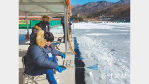 겨울낚시 한창