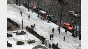 서울·인천·경기 일부 지역에 ‘눈 날림’…퇴근길에 영향?