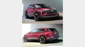 “현대 신형 싼타페, 확 젊어졌네”