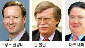 대타로 ‘남북대화 회의론자’ 클링너-볼턴 거론