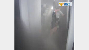 [영상]신라병원 화재 CCTV 공개…‘인명피해 無’ 왠지 알겠네