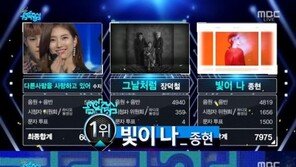 “여전히, 빛이 나” 샤이니 故 종현 유작, 주요차트 휩쓸고 ‘음악중심’ 1위