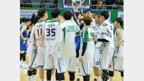 14연승 저지 당했지만…DB, 정규리그 우승 파란불