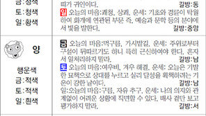 [스포츠동아 오늘의 운세] 2018년 2월 9일 금요일·10일 토요일·11일 일요일