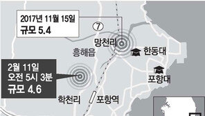 강진 석달뒤 최대규모 여진… 포항의 그 공포, 새벽잠 깨웠다