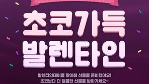 "현실에서 못받는거 게임에서라도!" 넥슨 밸런타인데이 이벤트 진행