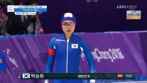 ‘종목 전향’ 박승희, 女스피드스케이팅 1000m ‘1분16초11’