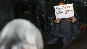 [동아포토]고개 숙인 이윤택