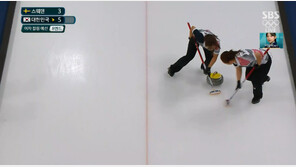 韓 여자 컬링 순위, ‘무패’ 스웨덴 꺾으면 공동 1위…7-3(8엔드)