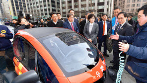 초소형 전기차 트위지, 우체국 친환경 배달차량 시범사업