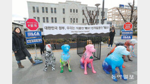 “개고기 드시지 마세요”