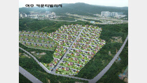 [화제의 분양현장]여주카운티 여주역 10분, 도심형 전원주택지