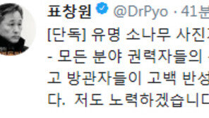 ‘소나무 사진가’ 배병우도 성추행 의혹…표창원 “모든 권력자 성범죄 밝혀져야”