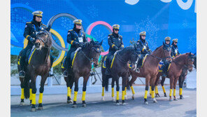 서울경찰기마대, 72회 생일에 평창폐회식 순찰
