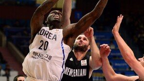 라틀리프 29득점 분전…넘지 못한 뉴질랜드 벽