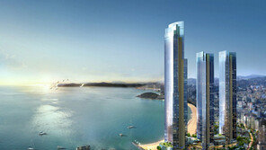 [속보] 부산 해운대 엘시티 54층 공사장서 추락사고…“4명 사망 추정”