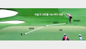 기적의 ‘14m 버디’… 미셸 위가 돌아왔다