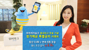 우리은행, 여자프로농구 우승 기념 금리 우대
