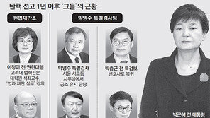 결정문 읽은 이정미 강단에… 박근혜 前대통령 시계추같은 수감생활