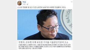 정봉주, 성추행 의혹 보도한 기자들 고소…박훈 변호사 “스스로 무덤 판다”