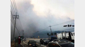 “강풍에 헬기 휘청…산불 점점 가까이” 강원 고성산불 SNS 제보 이어져